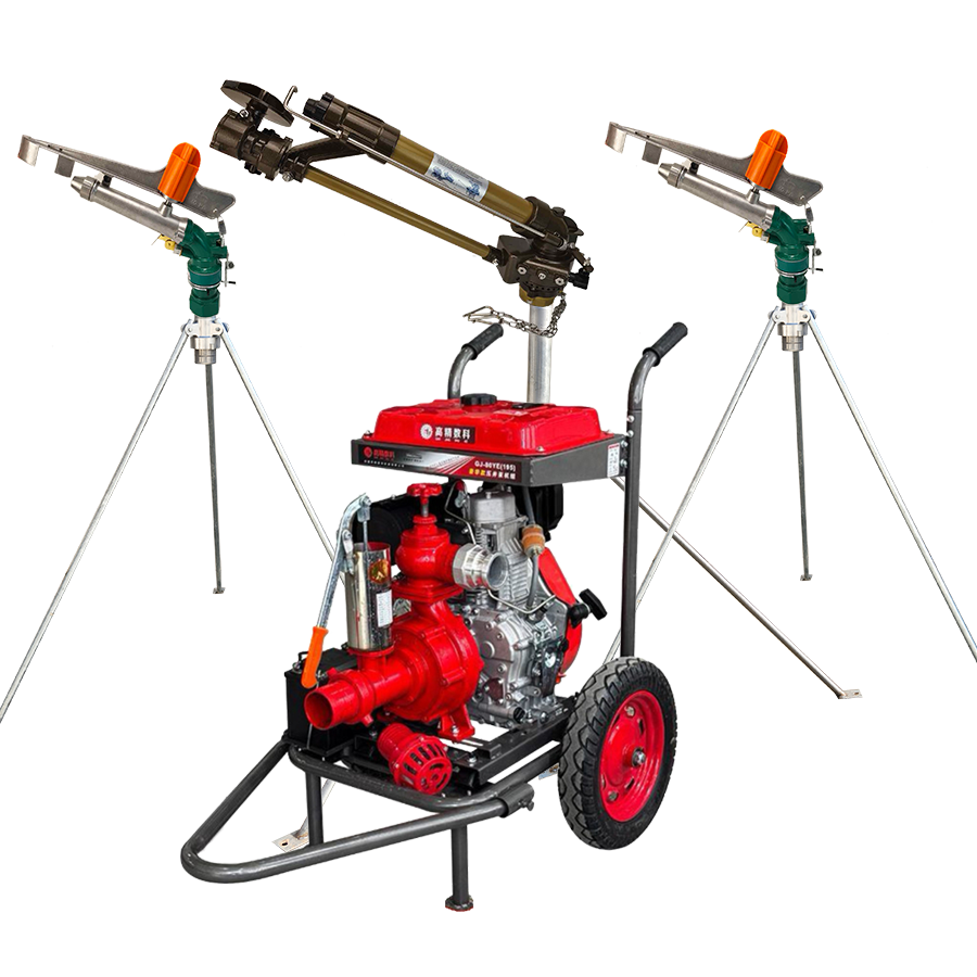 南京一体式灌溉机组 全套喷枪水带配齐 抗旱浇地神器